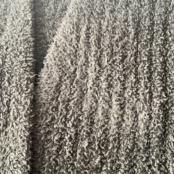 Barefoot Dreams Cozy Chic Knit Boardwalk Open Cardigan Grey - Picture 4 of 5